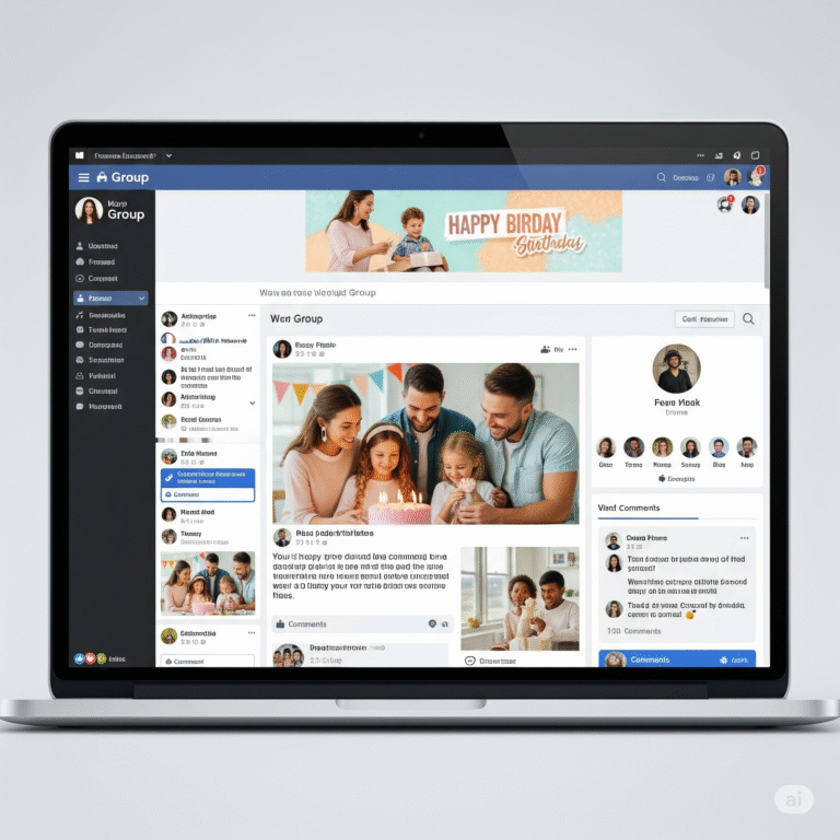 %%digitalmarketing Facebook page vs group
